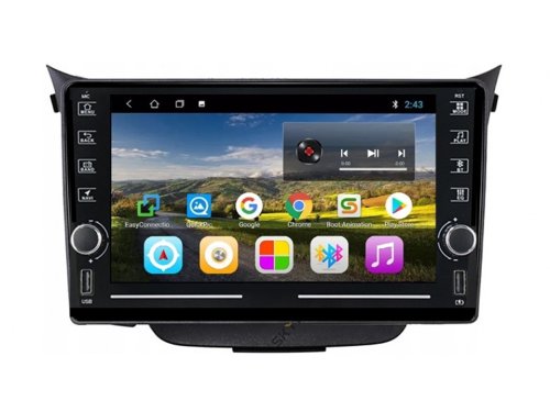 Штатна магнітола FORS.auto K200 для Hyundai I30 (2+32Gb, 8") 2011-2017