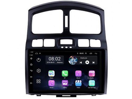 Штатна магнітола FORS.auto M400 для Hyundai Santa Fe (4+64Gb, 9") 2000-2006