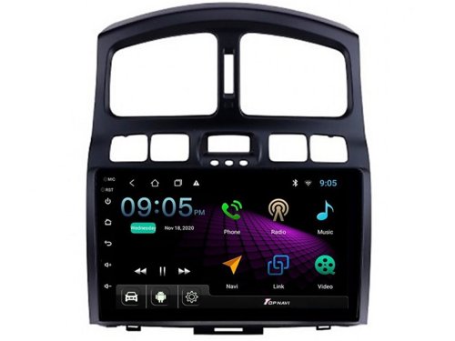 Штатная магнитола FORS.auto M500 для Hyundai Santa Fe (4+64Gb, 9") 2000-2006