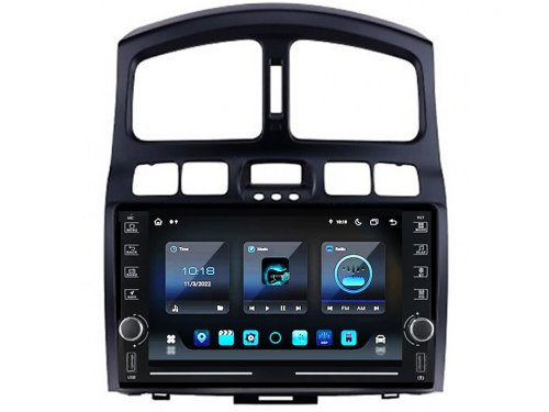 Штатная магнитола FORS.auto K400 для Hyundai Santa Fe (4+64Gb, 8") 2000-2006