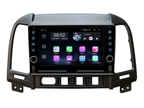 Штатная магнитола FORS.auto K400 для Hyundai Santa Fe (4+64Gb, 8") 2006-2012