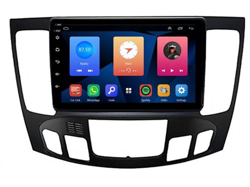 Штатная магнитола FORS.auto M600 для Hyundai Sonata/NF (6+128Gb, 9", Auto AC) 2008-2010