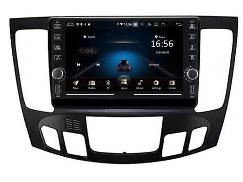 Штатна магнітола FORS.auto K100 для Hyundai Sonata/NF (1+16Gb, 8", Auto AC) 2008-2010