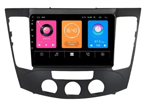 Штатная магнитола FORS.auto М300 для Hyundai Sonata/NF (3+32Gb, 9", Manual AC) 2008-2010