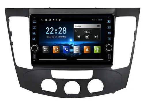 Штатная магнитола FORS.auto K100 для Hyundai Sonata/NF (1+16Gb, 8", Manual AC) 2008-2010