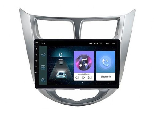 Штатная магнитола FORS.auto M600 для Hyundai Verna/I-25/Accent (6+128Gb, 9") 2010-2014