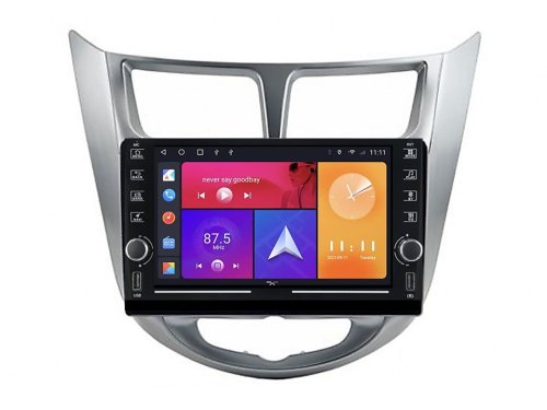 Штатная магнитола FORS.auto K400 для Hyundai Verna/I-25/Accent (4+64Gb, 8") 2010-2014