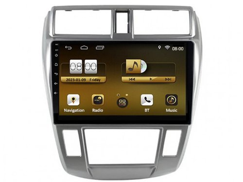 Штатна магнітола FORS.auto M600 для Honda City (6+128Gb, 10", Auto AC) 2008-2011