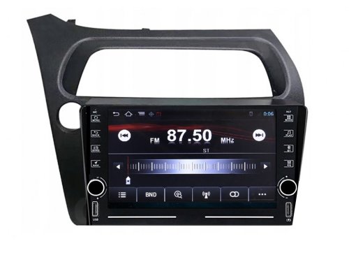 Штатна магнітола FORS.auto K200 для Honda Civic (2+32Gb, 8") 2005-2011