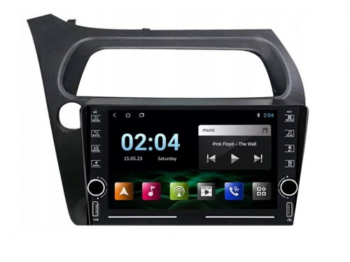 Штатна магнітола FORS.auto K400 для Honda Civic (4+64Gb, 8") 2005-2011