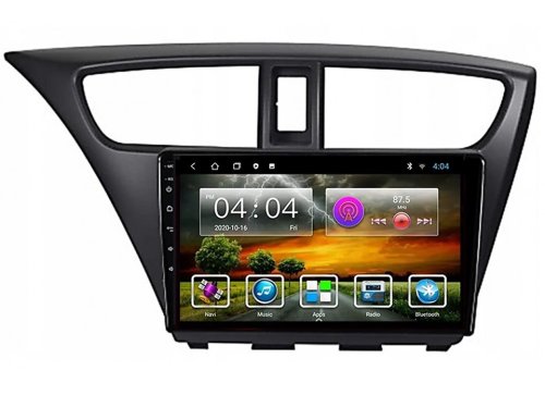 Штатная магнитола FORS.auto M500 для Honda Civic (4+64Gb, 9") 2012-2015