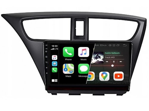 Штатна магнітола FORS.auto M600 для Honda Civic (6+128Gb, 9") 2012-2015