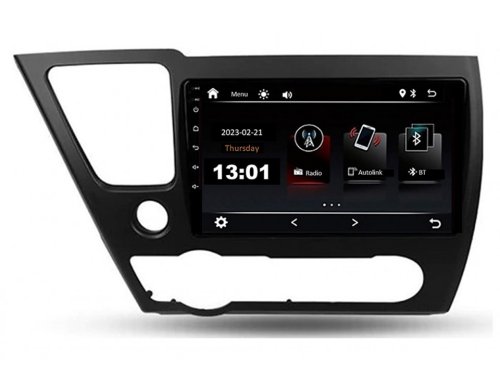 Штатна магнітола FORS.auto M400 для Honda Civic (4+64Gb, 9") 2013-2016