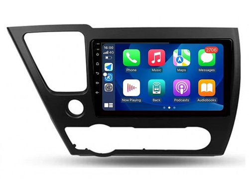 Штатна магнітола FORS.auto M600 для Honda Civic (6+128Gb, 9") 2013-2016