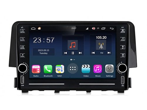 Штатная магнитола FORS.auto K400 для Honda Civic (4+64Gb, 8") 2015-2020