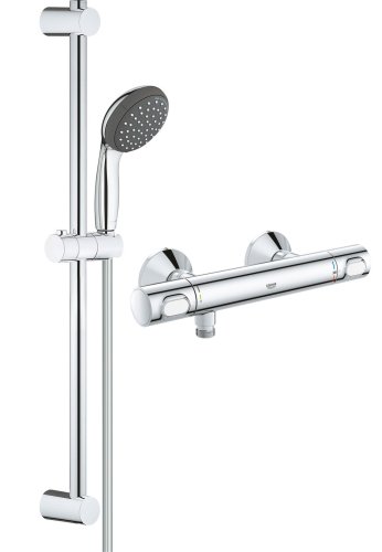 Душевой набор Grohe QuickFix Vitalio Start 100 с термостатическим смесителем Grohe QuickFix Precision Flow