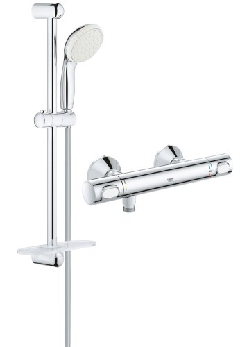 Душевой набор Grohe New Tempesta с термостатическим смесителем Grohe QuickFix Precision Flow