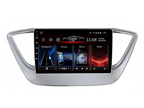 Штатная магнитола FORS.auto FS 2 ULTRA для Hyundai Accent/Verna (2+32Gb, 9") 2018+
