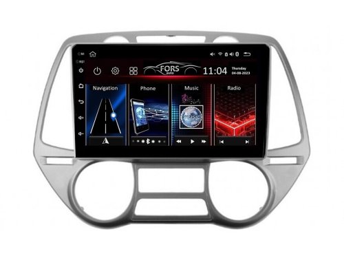 Штатная магнитола FORS.auto FS 2 ULTRA для Hyundai I20 (2+32Gb, 9") 2008-2012