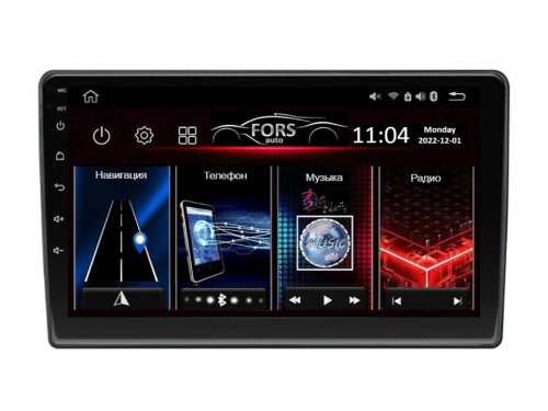 Штатная магнитола FORS.auto FS 2 ULTRA для Volkswagen Touran/Passat/Golf/Tiguan/T5 (10.1 inch) 2009