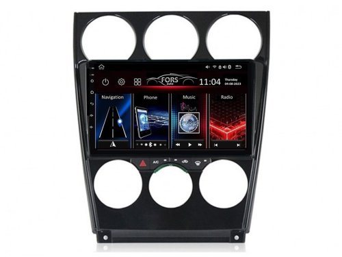 Штатная магнитола FORS.auto FS 4 MAX для Mazda 6 (4+32Gb, 9") 2002-2008