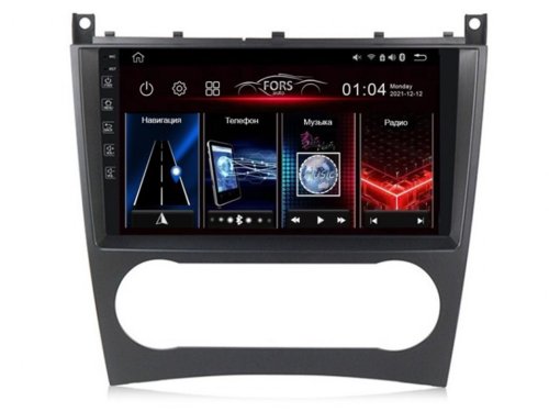Штатная магнитола FORS.auto FS 4 MAX для Mercedes Benz W203/W209/W169/W219/A160/C180 2004-2012