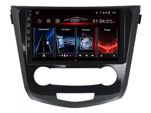 Штатна магнітола FORS.auto FS 4 MAX для Nissan Qashqai/X-trail-кондиціонер 2012-2019