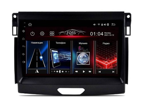 Штатная магнитола FORS.auto FS 4 PRO для Ford Ranger 2015+