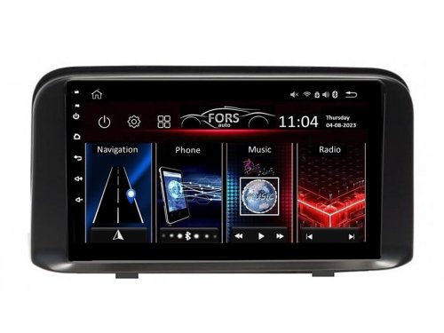 Штатная магнитола FORS.auto FS 4 PRO для Hyundai IX45 (4+64Gb, 9") 2018+