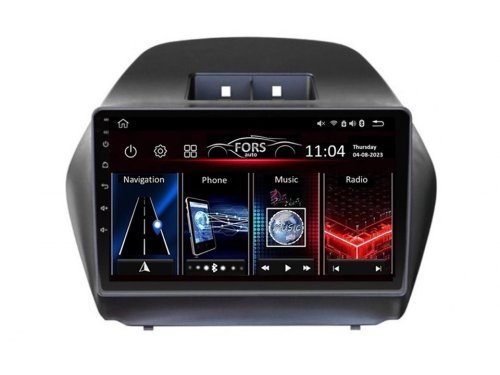 Штатна магнітола FORS.auto FS 4 PRO для Hyundai Tucson/IX35 (4+64Gb, 10") 2009-2012