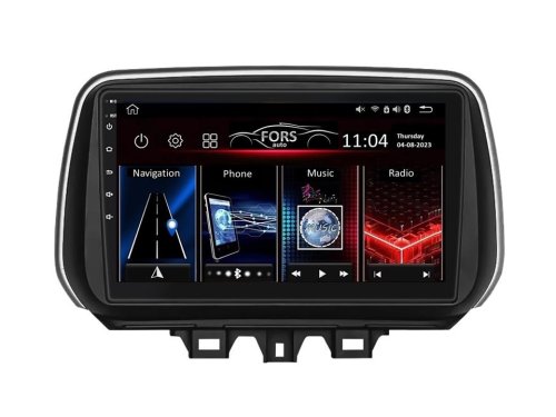 Штатная магнитола FORS.auto FS 4 PRO для Hyundai Tucson/IX35 (4+64Gb, 9") 2018-2019