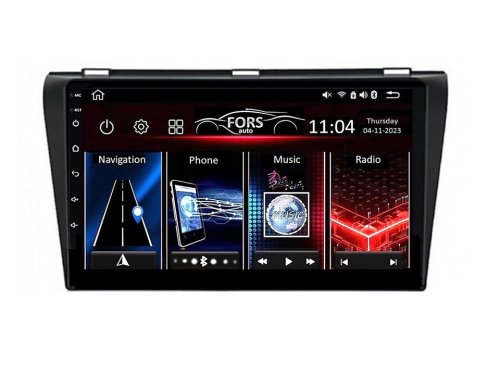 Штатная магнитола FORS.auto FS 4 PRO для Mazda 3 2004-2008
