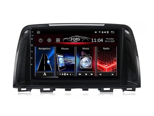 Штатная магнитола FORS.auto FS 4 PRO для Mazda 6 (4+64Gb, 9") 2012-2016