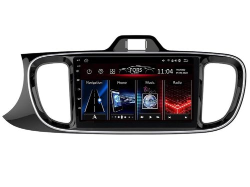 Штатная магнитола FORS.auto FS 4 PRO для Kia Pegas(4+64Gb, 9") 2017-2020