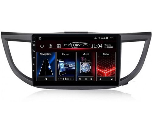 Штатная магнитола FORS.auto FS 6 MAX для Honda CRV (6+128Gb, 10") 2012-2018