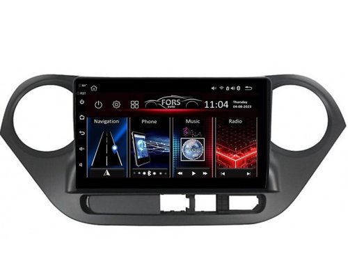 Штатная магнитола FORS.auto FS 6 MAX для Hyundai i10 (6+128Gb, 9") 2014-2017