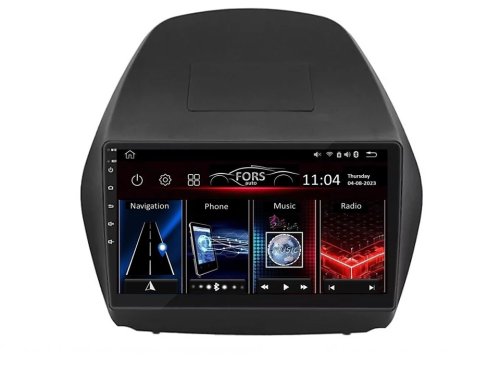 Штатна магнітола FORS.auto FS 6 MAX для Hyundai IX35 (6+128Gb, 9") 2010-2015