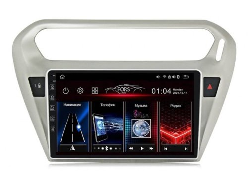 Штатная магнитола FORS.auto FS 6 MAX  для Peugeot 301/Elysee 2012-2017