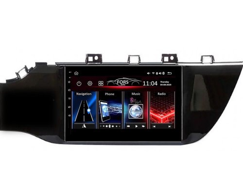 Штатная магнитола FORS.auto FS 6 MAX -2 для Kia K2/Rio (6+128Gb, 9") 2017-2018