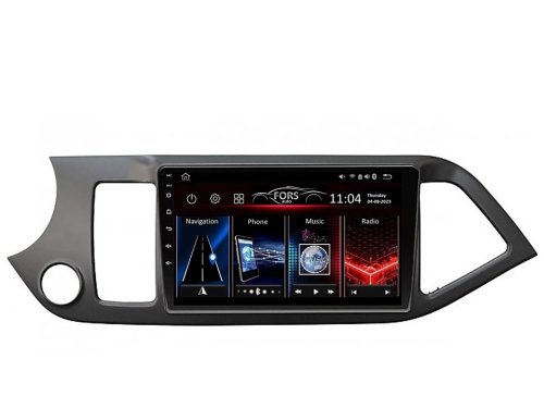 Штатная магнитола FORS.auto FS 6 MAX для Kia Morning/Picanto (6+128Gb, 9") 2014+