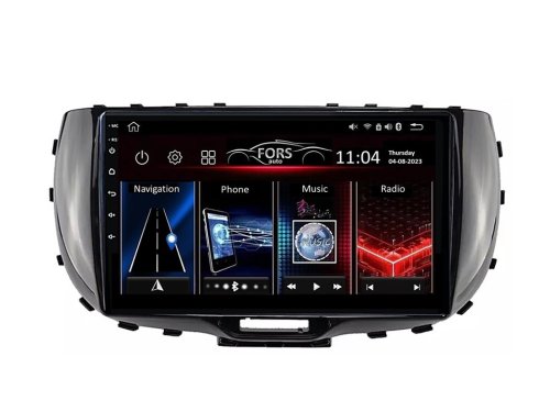 Штатная магнитола FORS.auto FS 6 MAX для Kia Soul (6+128Gb, 9") 2019-2022