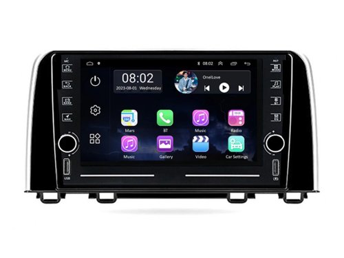 Штатная магнитола FORS.auto K100 для Honda CRV (1+16Gb, 8") 2017+