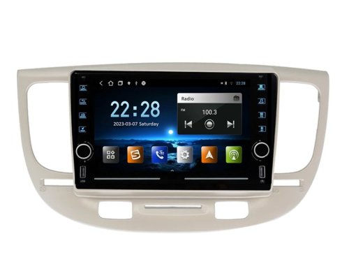 Штатна магнітола FORS.auto K100 для Kia Rio (1+16Gb, 8") 2005-2011