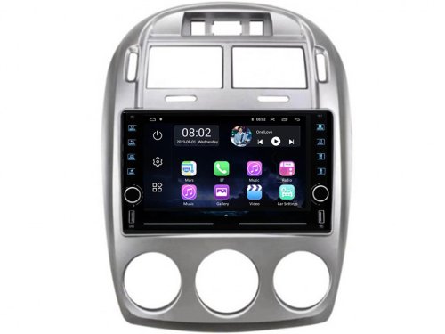 Штатна магнітола FORS.auto K200 для Kia Cerato (2+32Gb, 9", Manual AC) 2005-2012