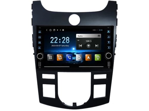 Штатная магнитола FORS.auto K200 для Kia Forte (2+32Gb, 8", Auto AC) 2009-2012