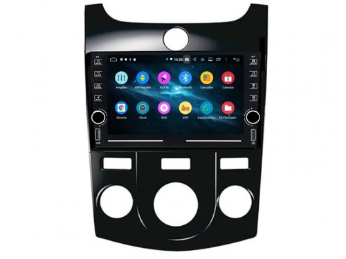 Штатная магнитола FORS.auto K200 для Kia Forte (2+32Gb, 8", Manual AC) 2009-2012