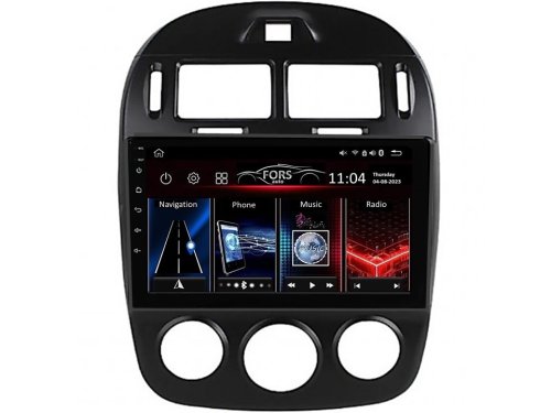Штатная магнитола FORS.auto M200 для Kia Cerato (2+32Gb, 10", Manual AC) 2017-2019