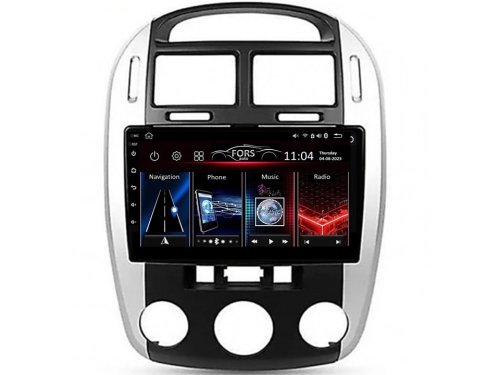 Штатная магнитола FORS.auto M300 для Kia Cerato (3+32Gb, 9", Manual AC) 2006-2012