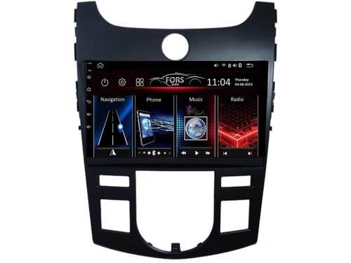 Штатная магнитола FORS.auto M300 для Kia Forte (3+32Gb, 9", Auto AC) 2009-2012