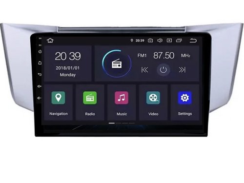 Штатная магнитола FORS.auto М300 для Lexus RX300/RX330/RX350/RX400H 2003-2009